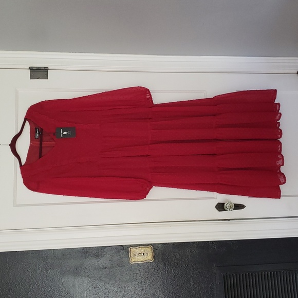 Lively Ghosts Red Dress - Picture 2 of 3